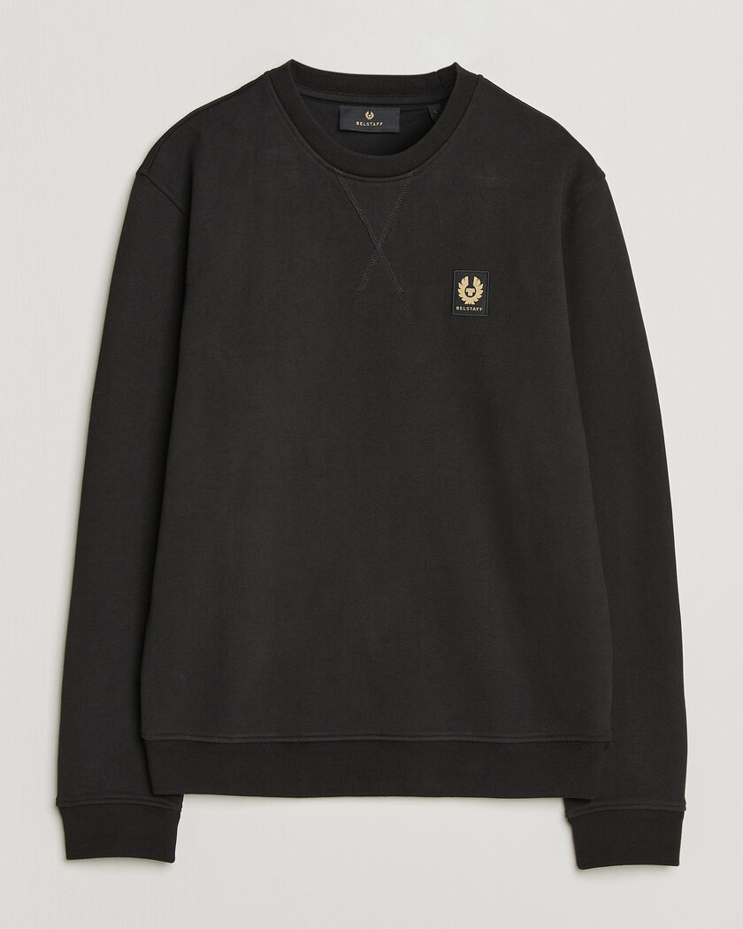 Belstaff Signature Crew Neck Sweatshirt Black – Svart