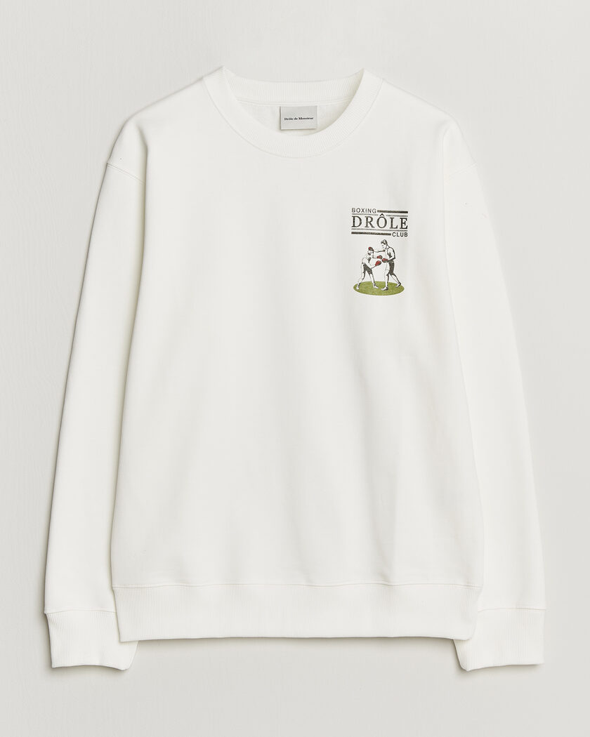 Drôle de Monsieur Boxers Sweatshirt Off White – Vit