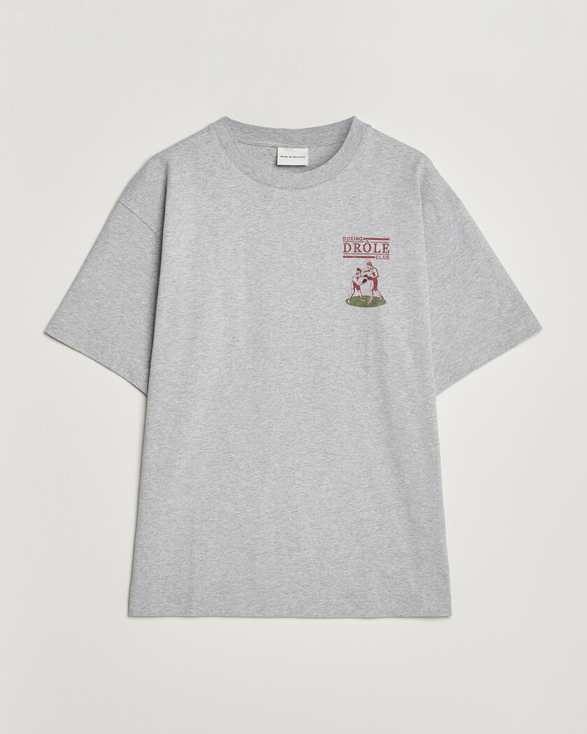 Drôle de Monsieur Boxers T-Shirt Grey Melange – Grå