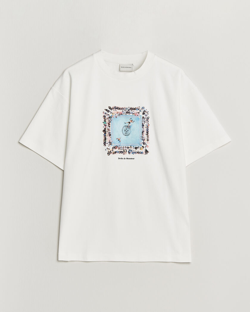 Drôle de Monsieur Boxers Ring T-Shirt Off White – Vit