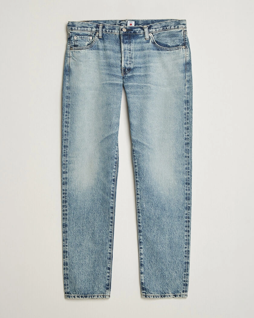 EDWIN Regular Tapered Rainbow Selvage Jeans Light Used – Blå