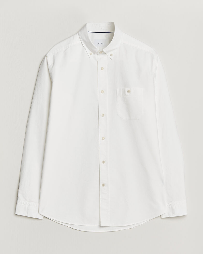Eton Regular Fit Ivy Oxford Shirt White – Vit