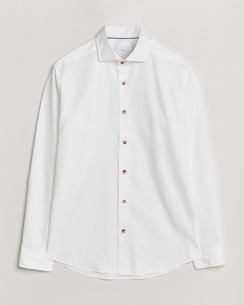 Eton Signature Oxford Shirt White – Vit