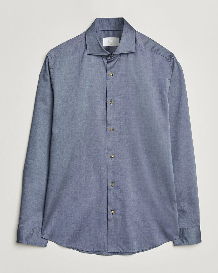 Eton Signature Oxford Shirt Blue – Blå