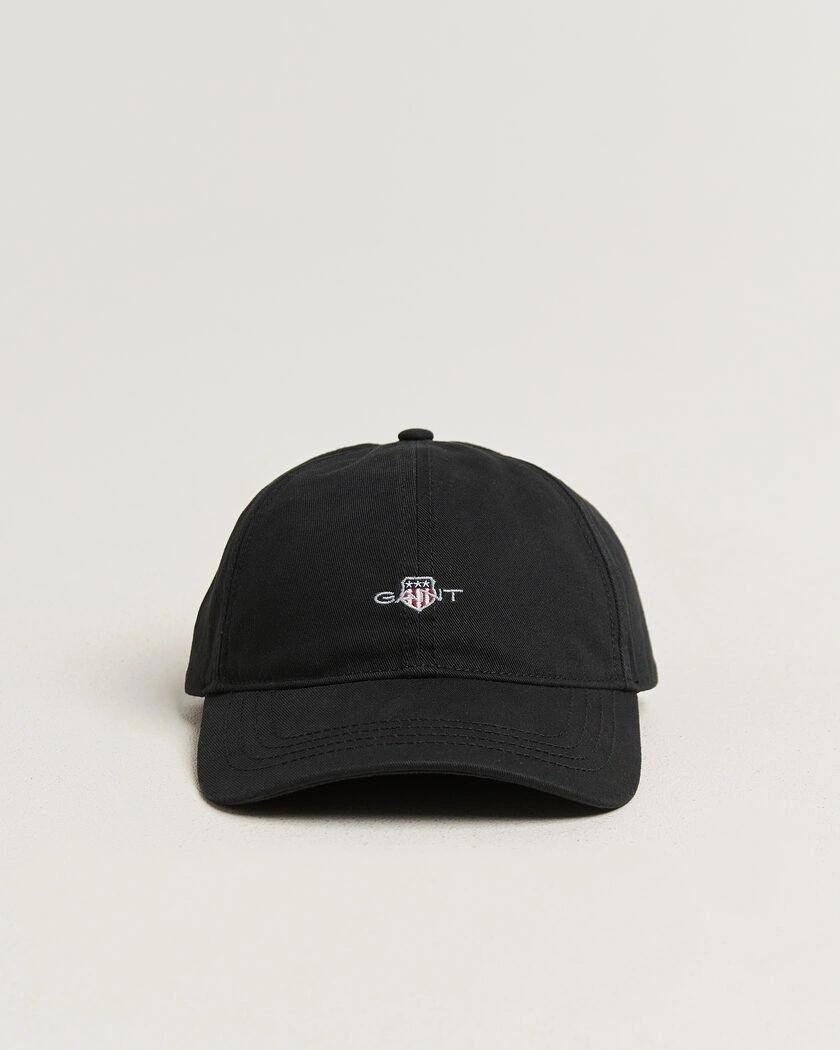 Gant Cotton Twill Cap Black – Svart