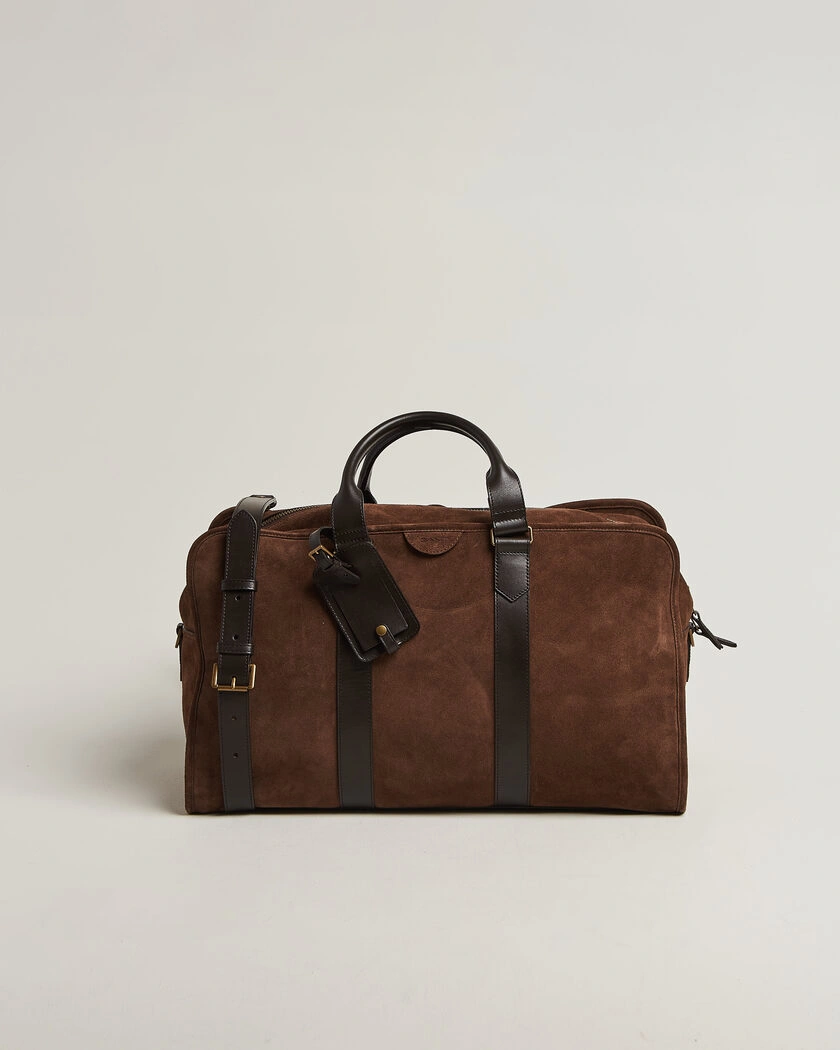 Gant Suede Duffle Bag Soil Brown – Brun