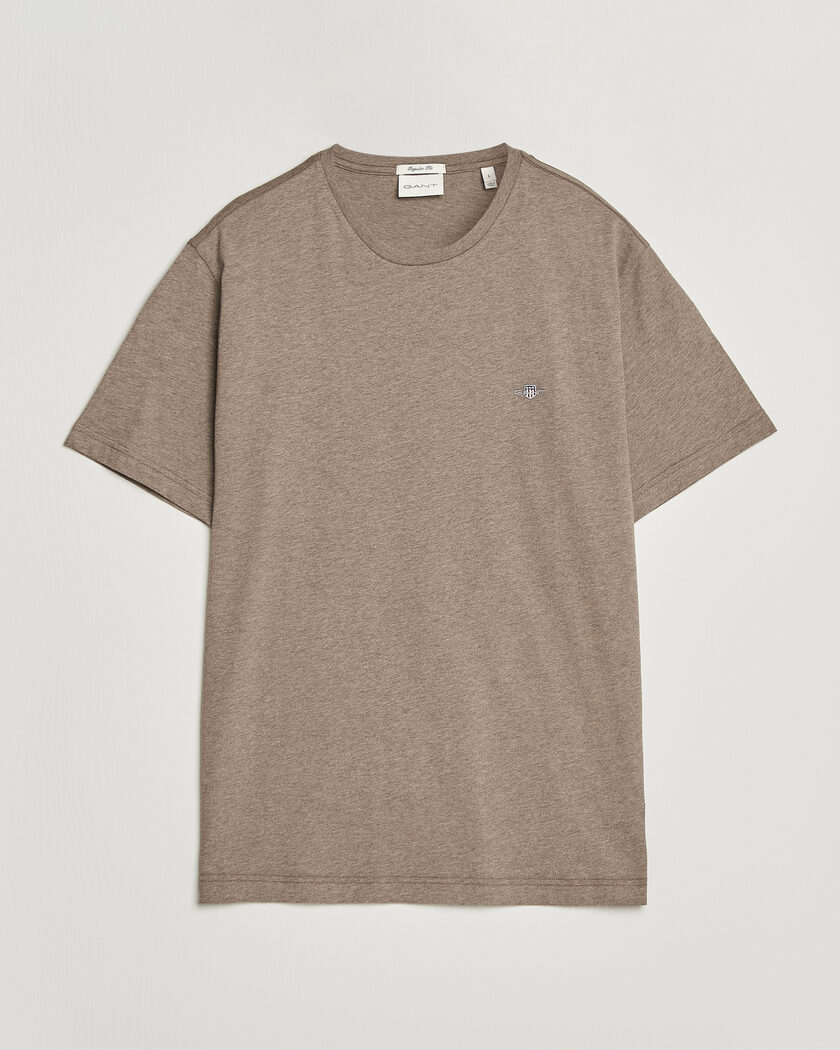 Gant The Original T-Shirt Dark Hazelnut Melange – Brun