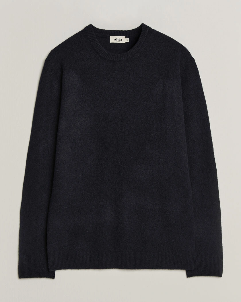 Altea Cloud Cashmere Blend Sweater Navy – Blå