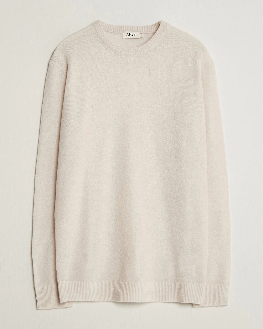 Altea Cloud Cashmere Blend Sweater Latte – Vit