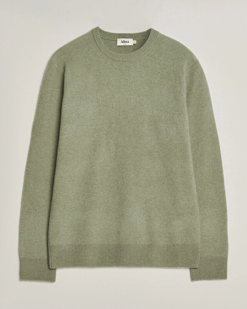 Altea Cloud Cashmere Blend Sweater Mint Green – Grön