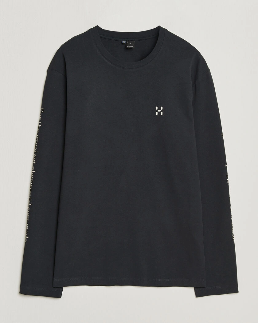 Haglöfs Long Sleeve T-Shirt True Black – Svart
