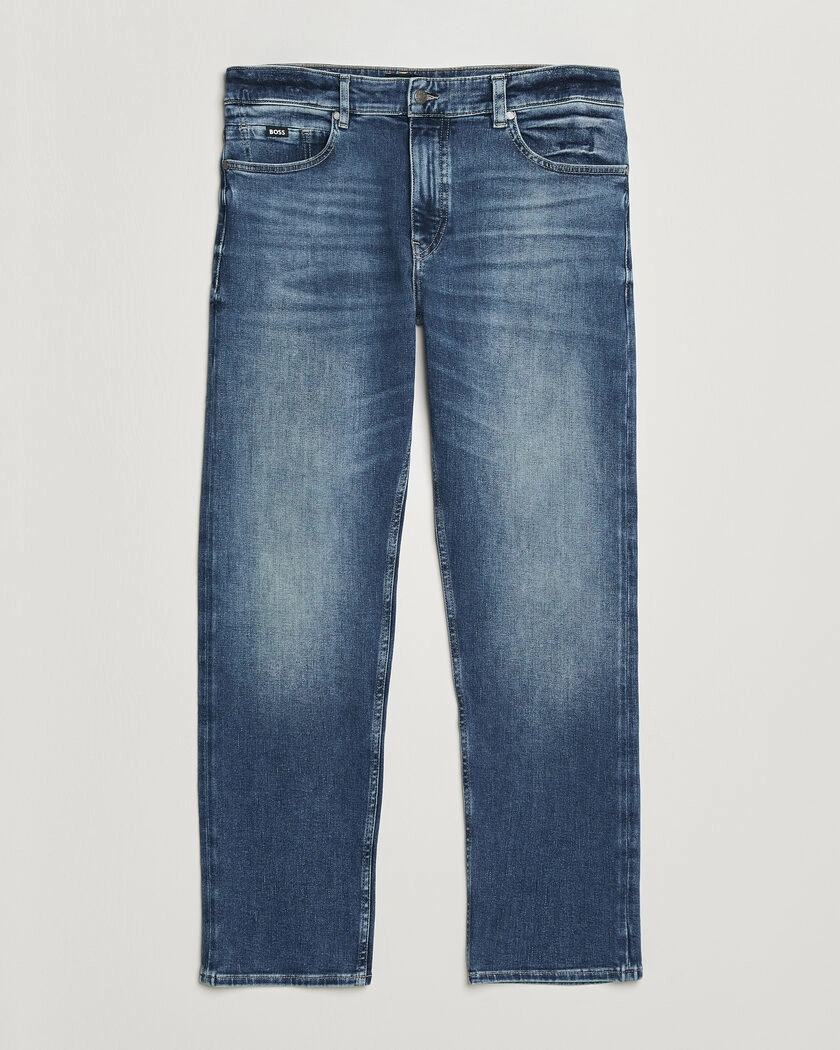 BOSS BLACK Ogden Regular Fit Jeans Medium Blue – Blå