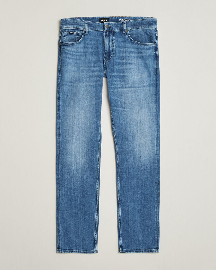  BOSS BLACK Delaware Jeans Bright Blue – Blå