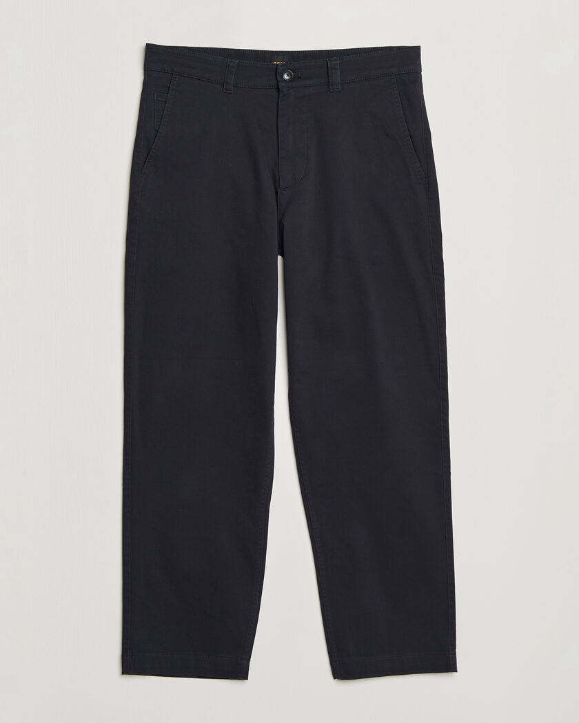 BOSS ORANGE Cotton Chino Dark Blue – Blå