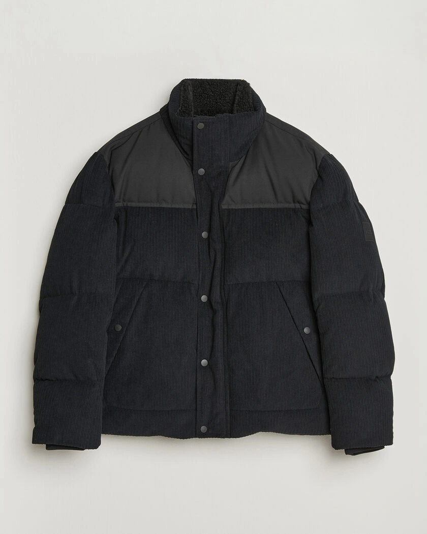 BOSS ORANGE Ocord Corduroy Jacket Black – Svart