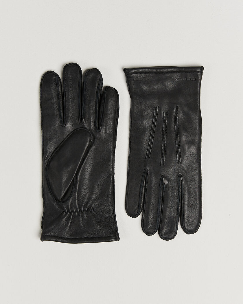 J.Lindeberg Milo Leather Glove Black – Svart