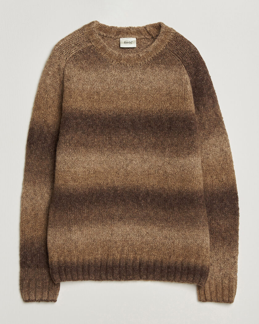 Forét Space Yarn Crew Neck Brown – Brun