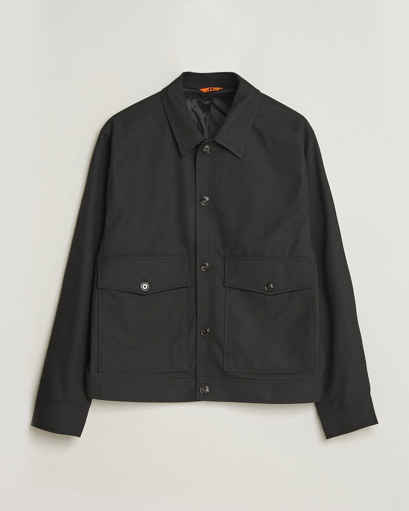 J.Lindeberg Jevin Brushed Twill Jacket Black – Svart