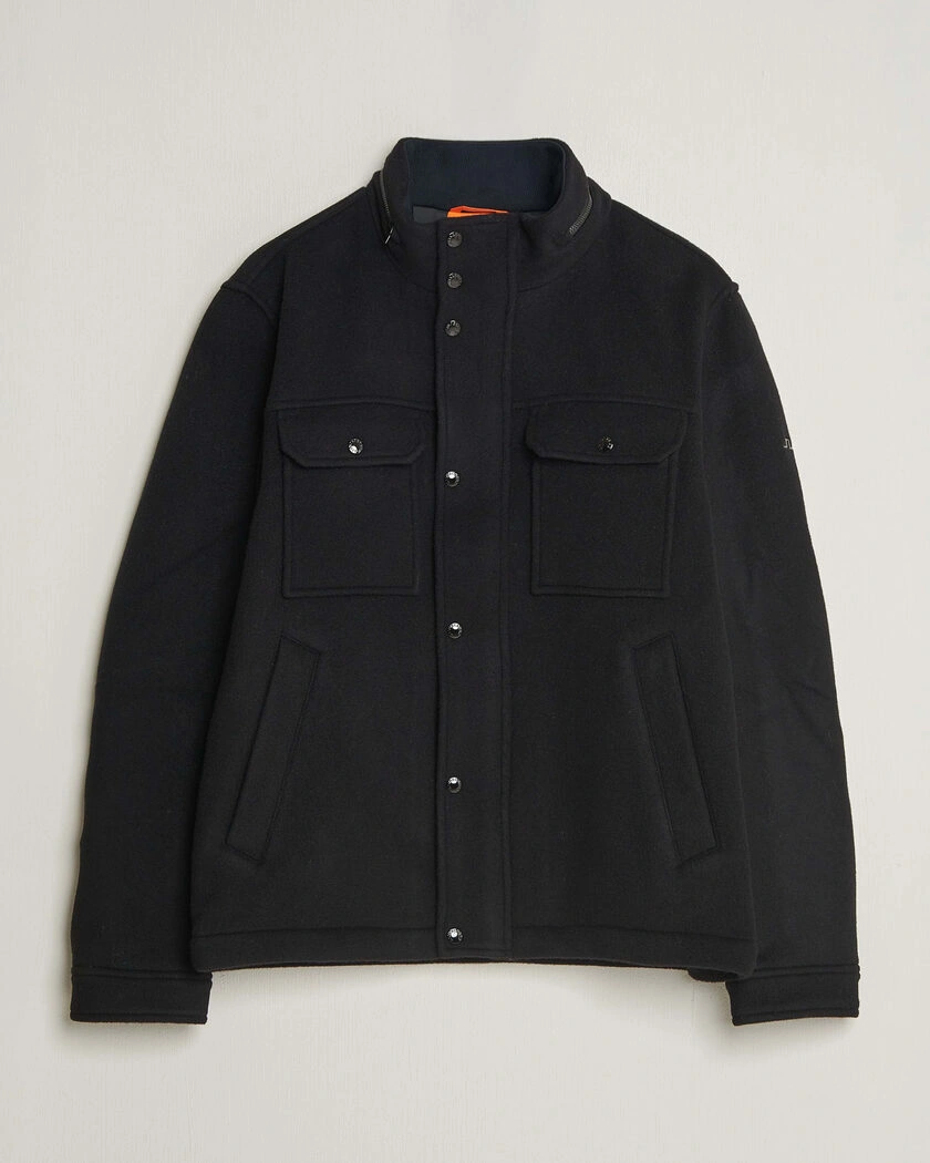 J.Lindeberg Bailey Wool Field Jacket Black – Svart