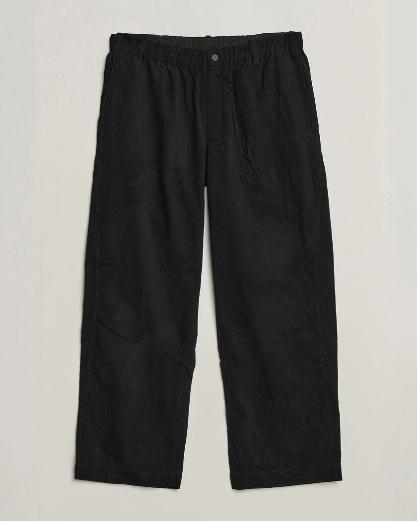 Goldwin Corduroy Straight Pants Black – Svart