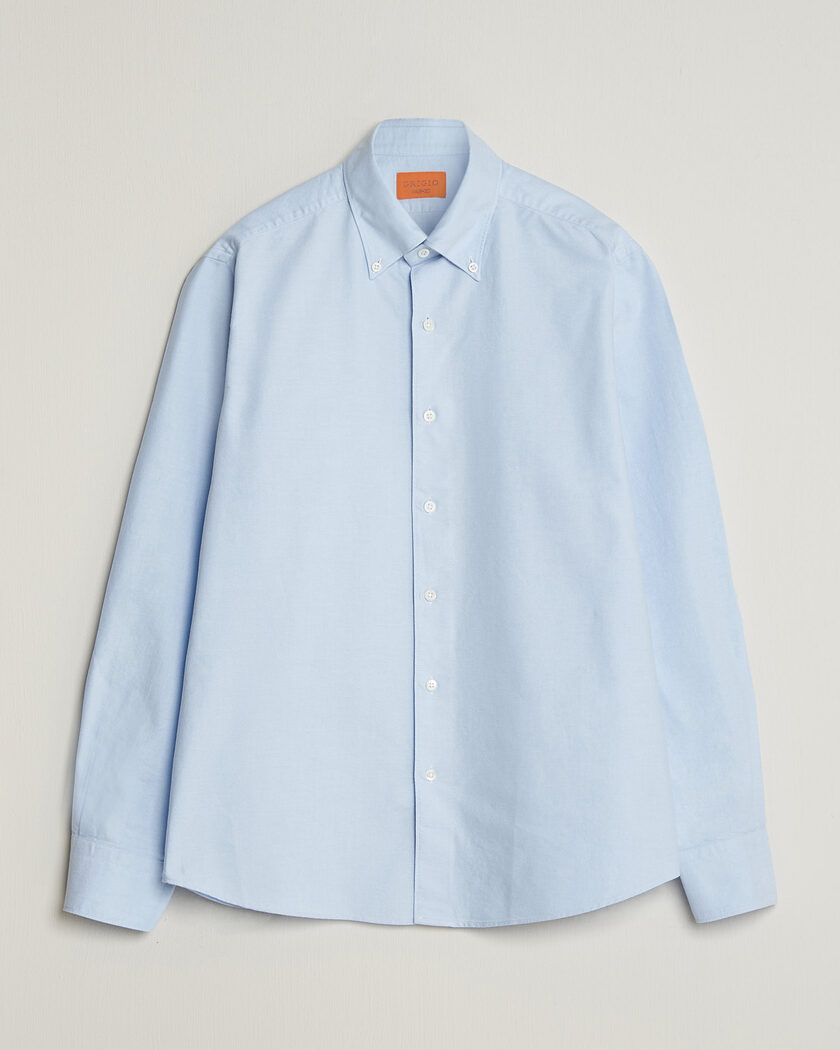 Grigio Oxford Button Down Shirt Light Blue – Blå