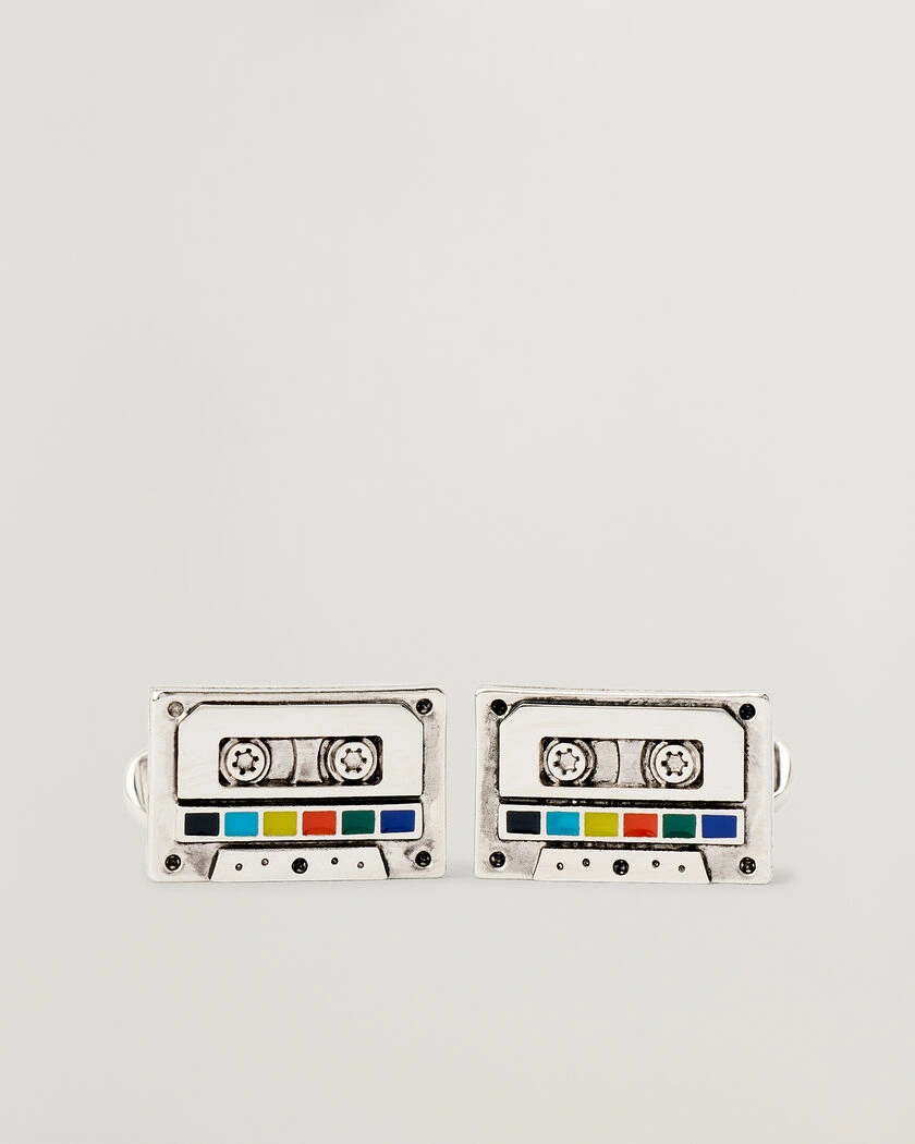 Paul Smith Tape Cufflink Silver – Silver