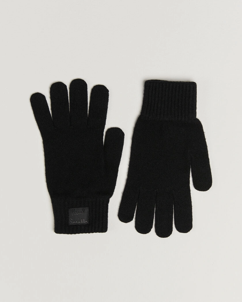 Paul Smith Cashmere Glove Black – Svart