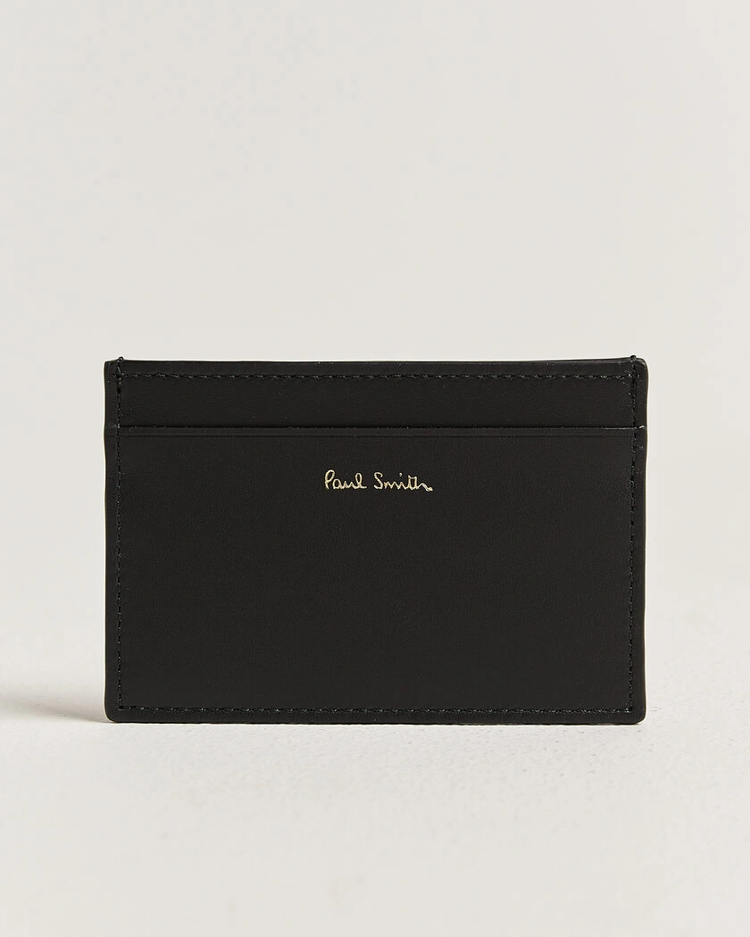 Paul Smith Signature Stripe Card Holder Black – Svart