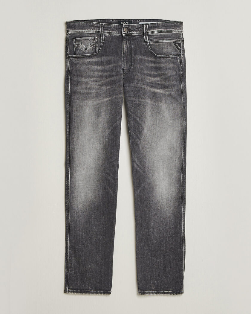 Replay Anbass 5 Years Wash Jeans Dark Grey – Grå