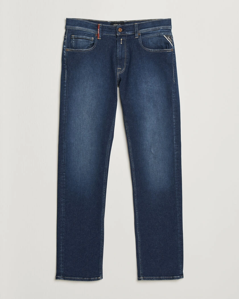 Replay Grover Hyperflex Jeans Dark Blue – Blå