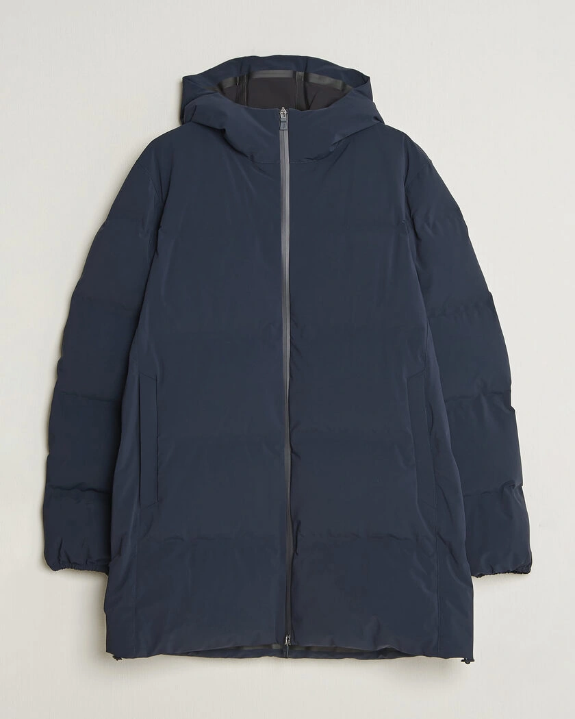 Herno Waterproof Stretch Down Parka Navy – Blå