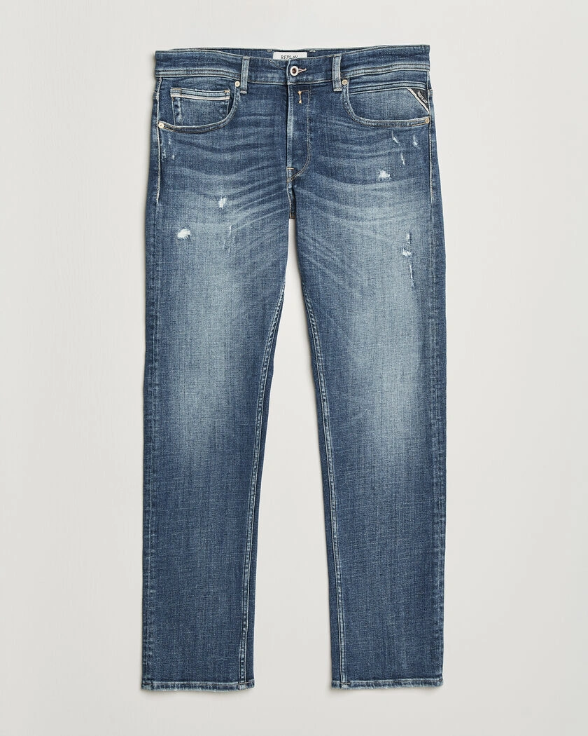 Replay Grover 10 Years Wash Jeans Light Blue – Blå