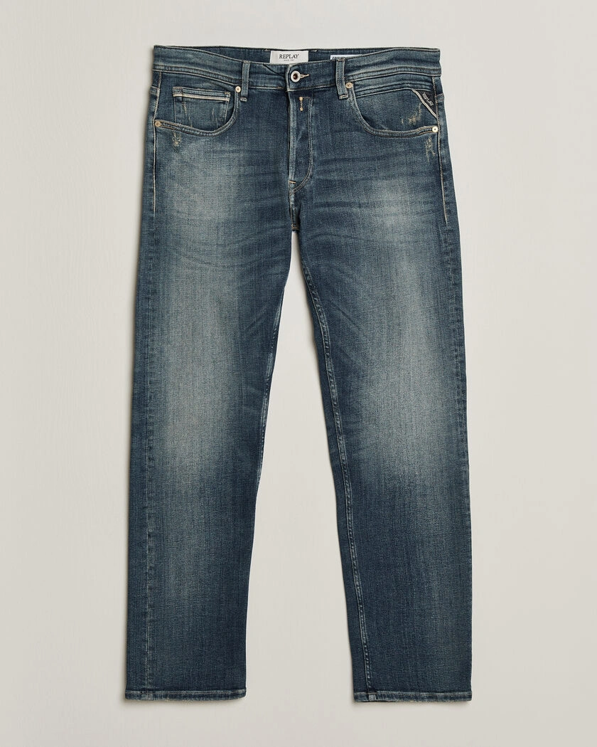 Replay Grover 5 Years Wash Jeans Medium Blue – Blå