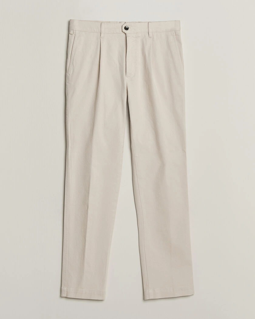 Incotex Regular Fit Cover Chinos Off White – Vit
