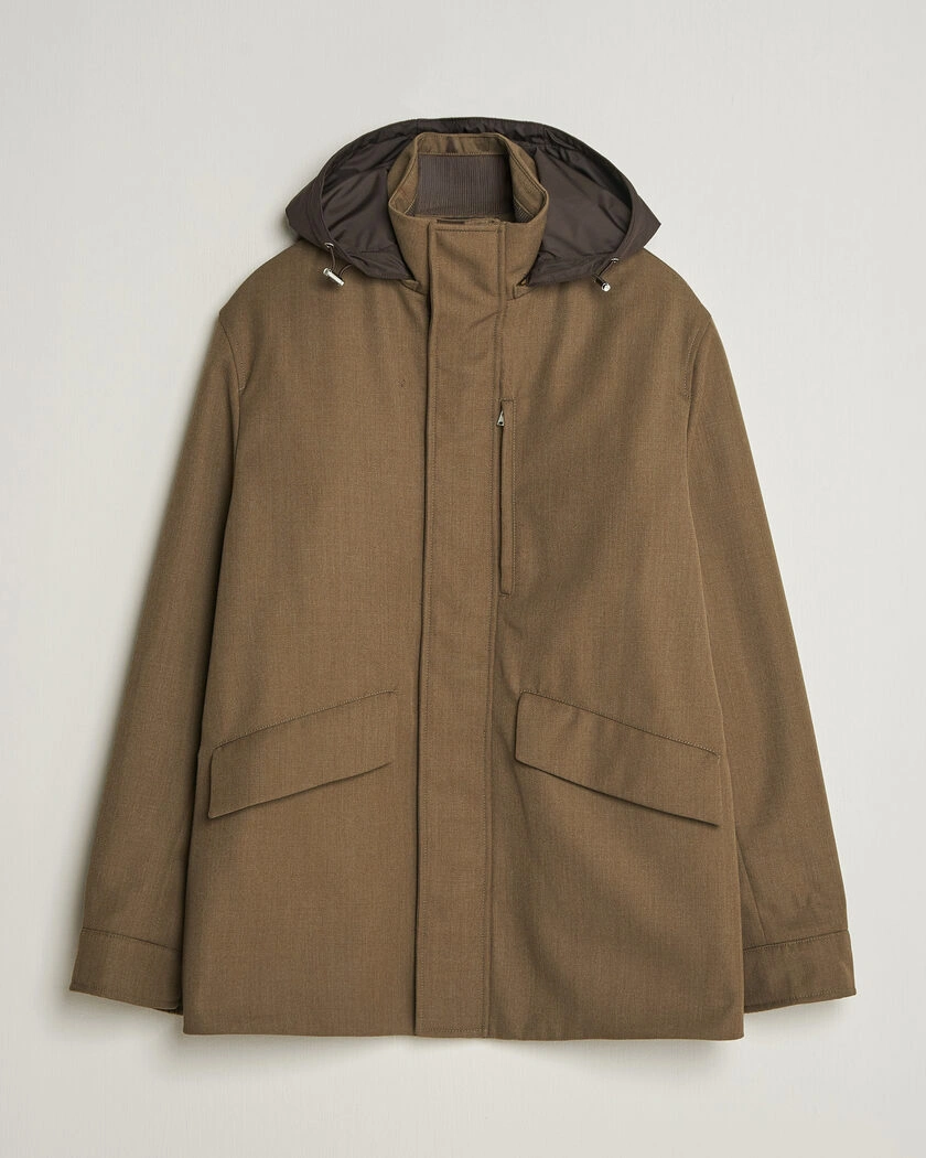 Incotex Water Repellent Rain Caban Country Green – Grön