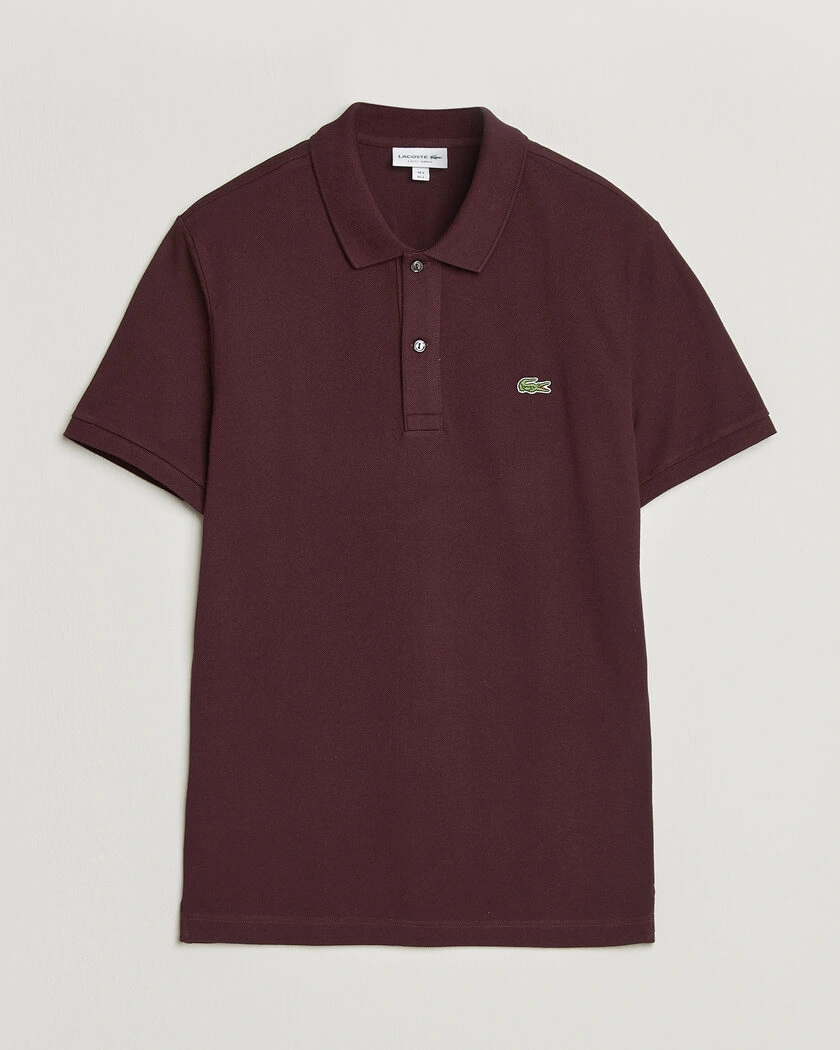 Lacoste Slim Fit Polo Piké Oxalis – Röd