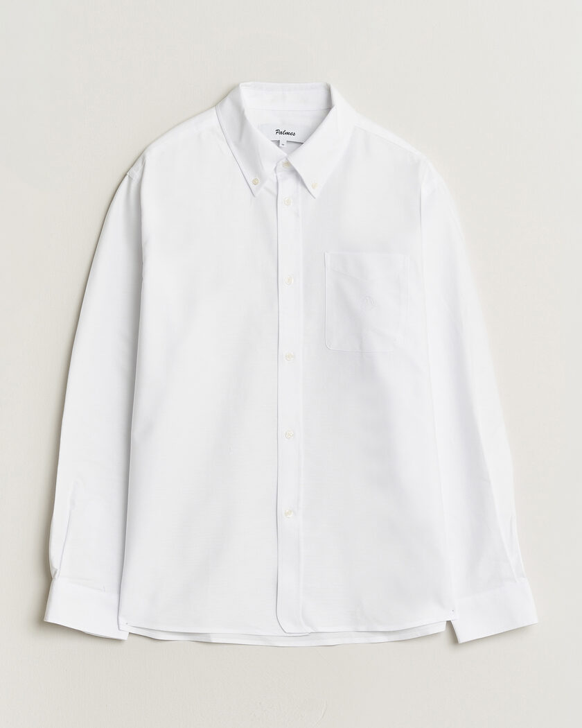Palmes Deuce Oxford Shirt White – Vit