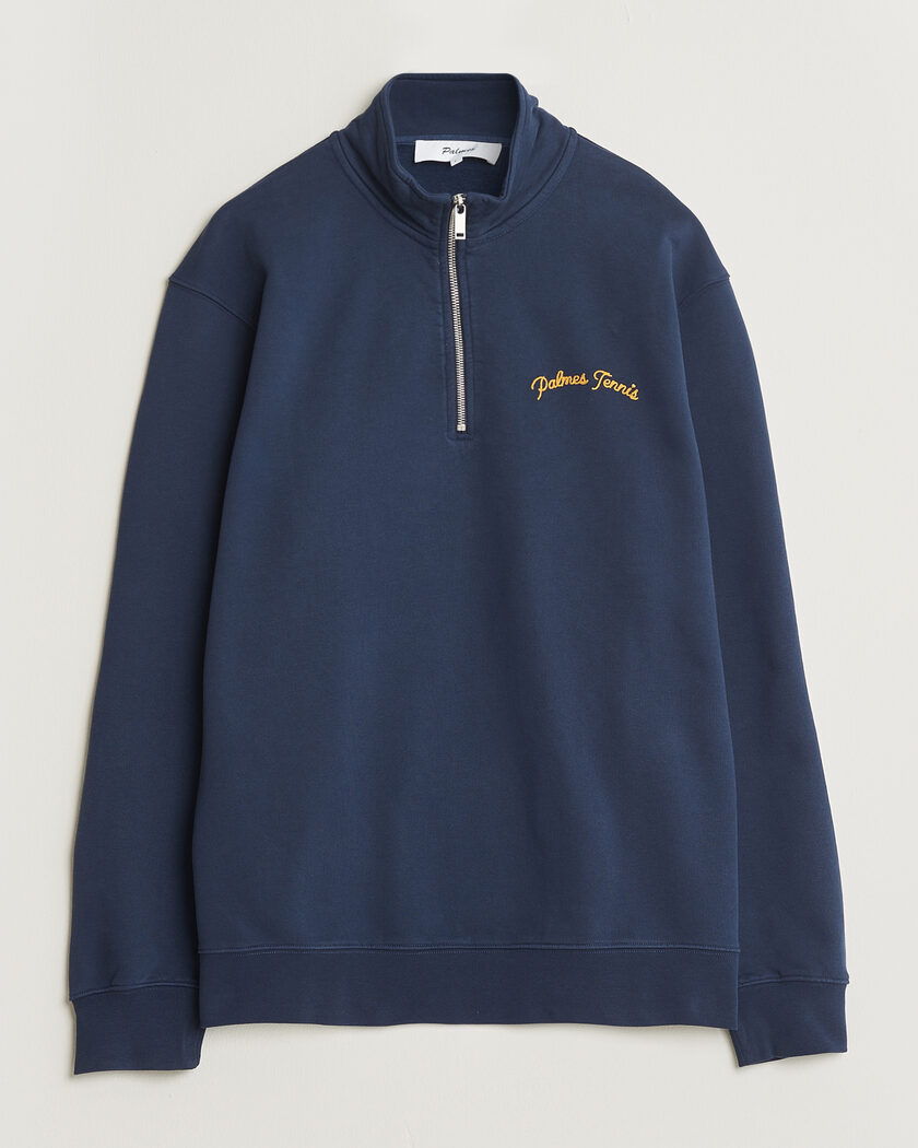 Palmes Western Zip Jacket Navy – Blå