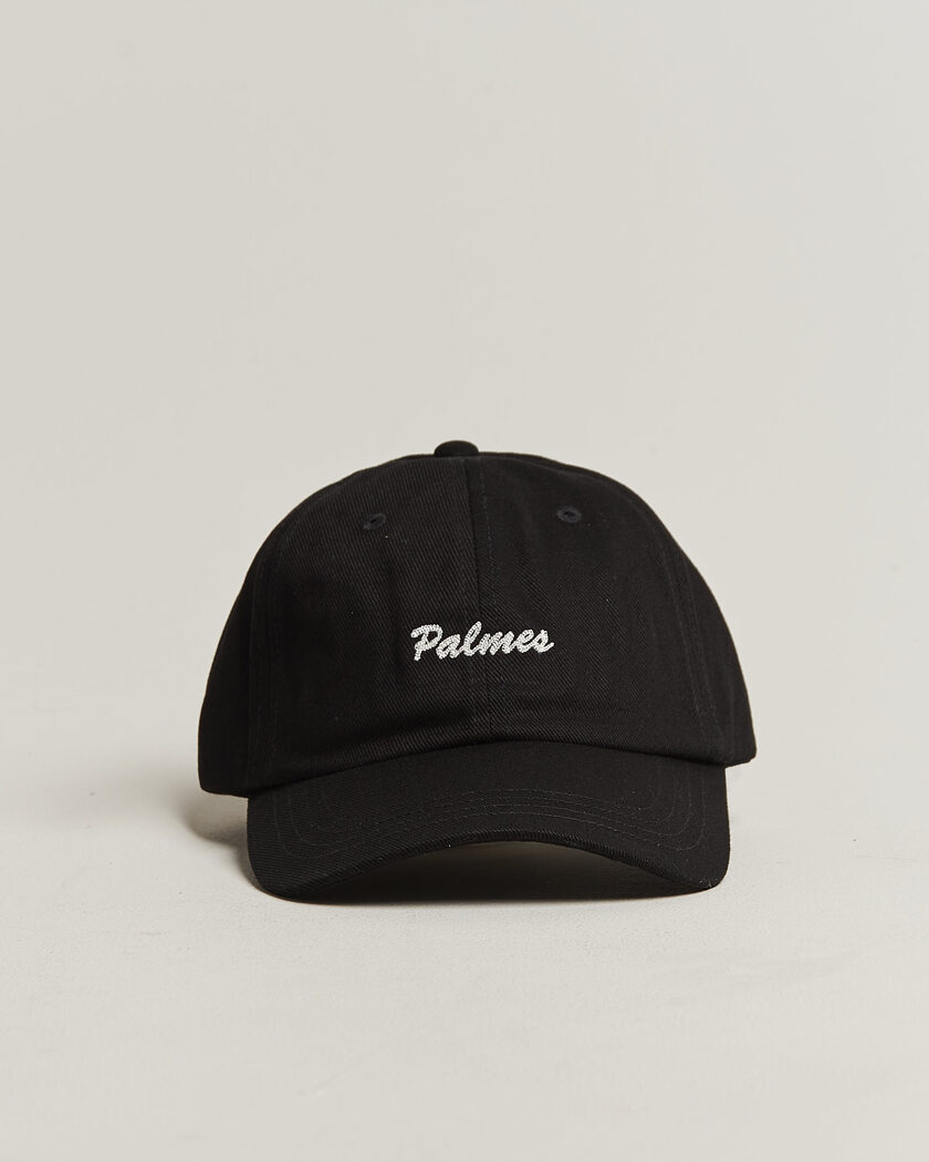 Palmes Logo 6-Panel Cap Black – Svart