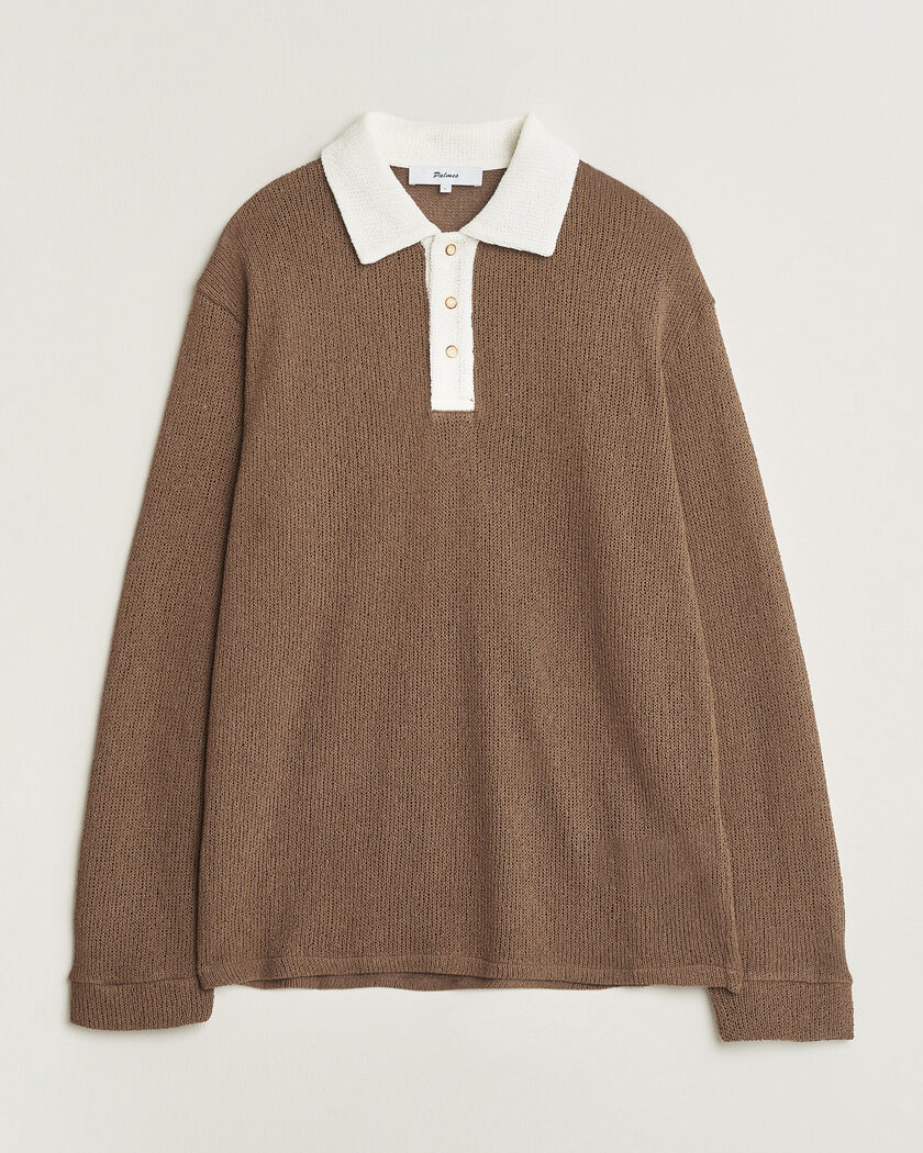 Palmes Knitted Rugby Brown – Brun