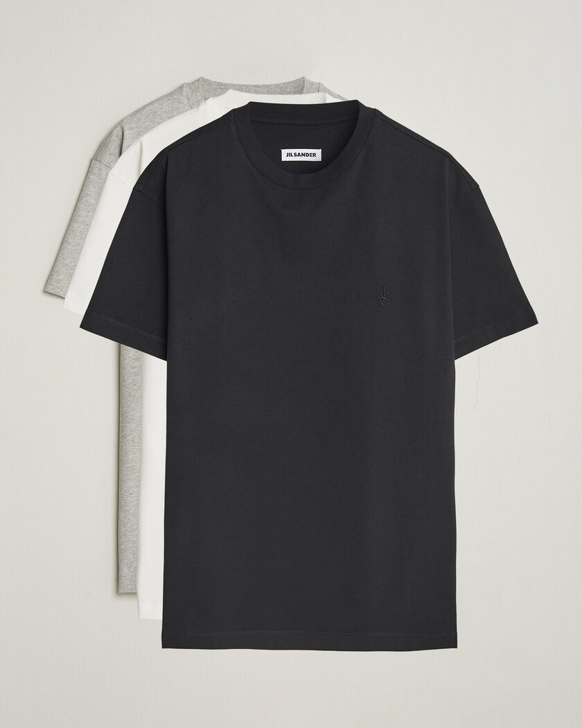 Jil Sander 3-Pack T-Shirts Multi – Flerfärgad
