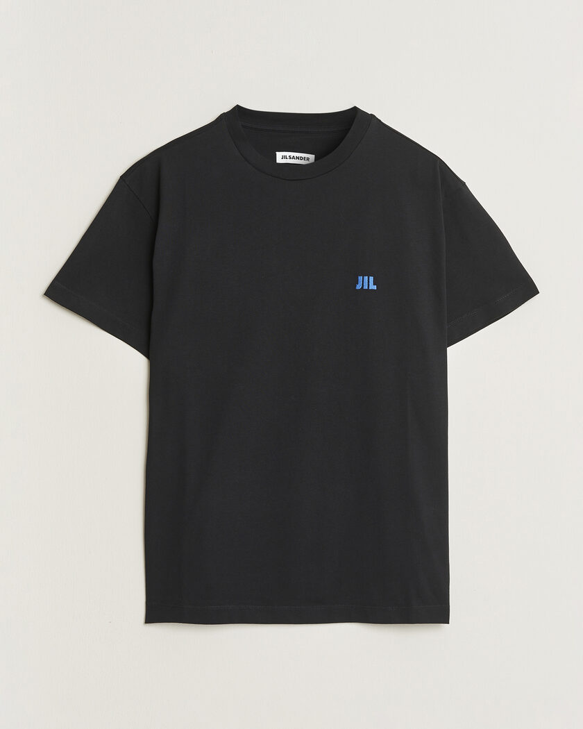 Jil Sander Short Sleeve Jil Logo T-Shirt Black – Svart