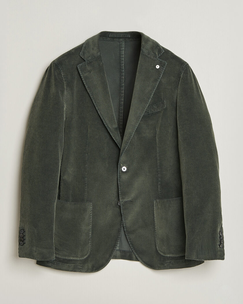 L.B.M. 1911 Jack Corduroy Blazer Soft Green – Grön
