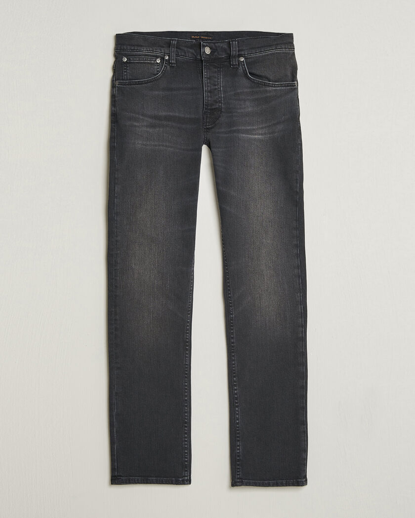 Nudie Jeans Grim Tim Jeans Black Mist – Svart
