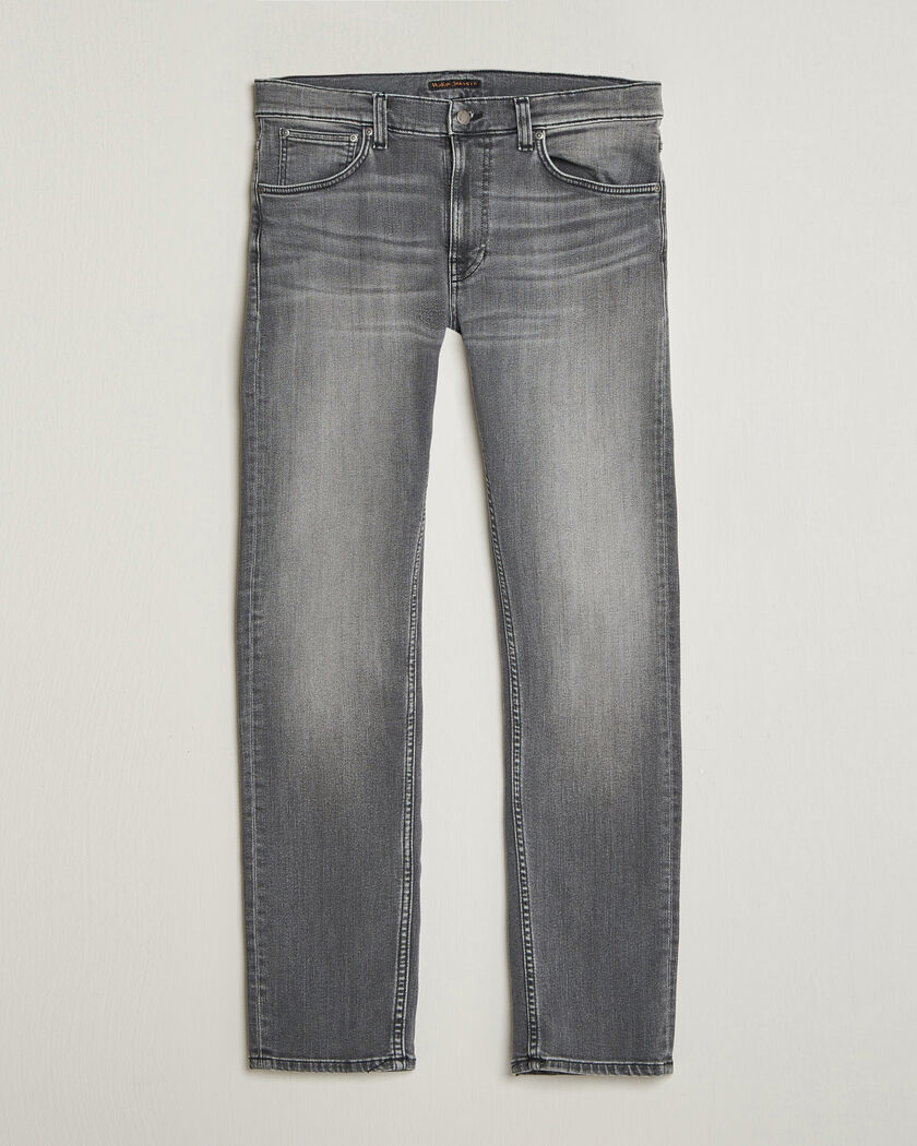 Nudie Jeans Lean Dean Jeans Grey Wave – Grå
