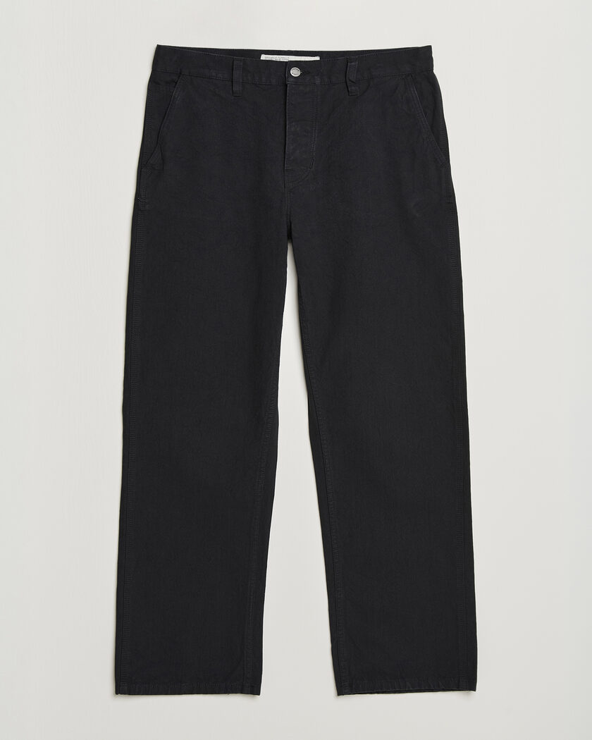 Nudie Jeans Tuff Tony Duck Canvas Pants Black – Svart