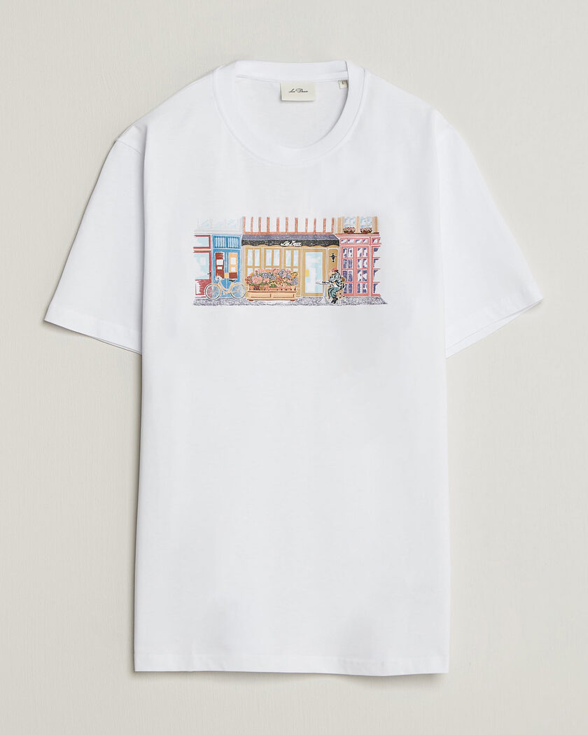 LES DEUX Market T-Shirt White – Vit