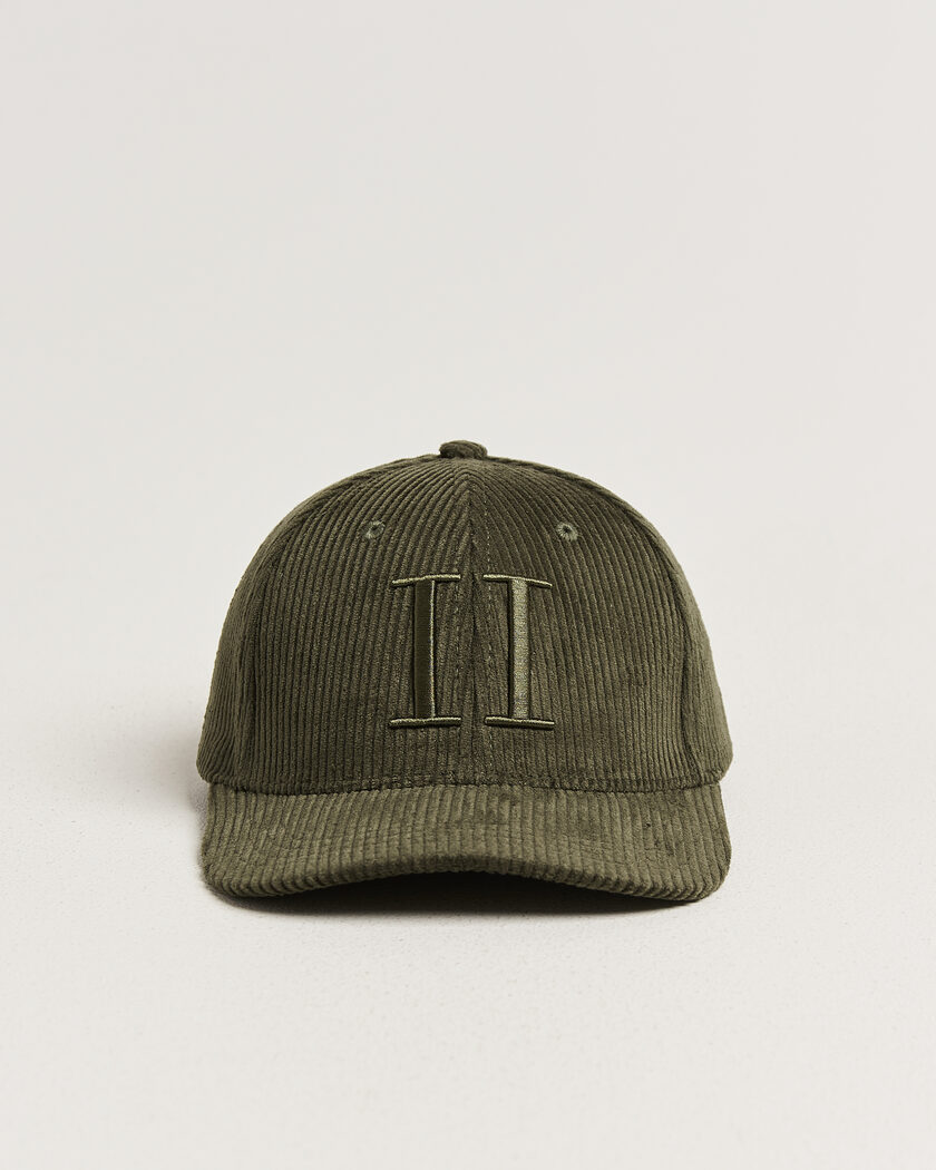 LES DEUX Core Corderoy Baseball Cap Duffle Bag – Grön