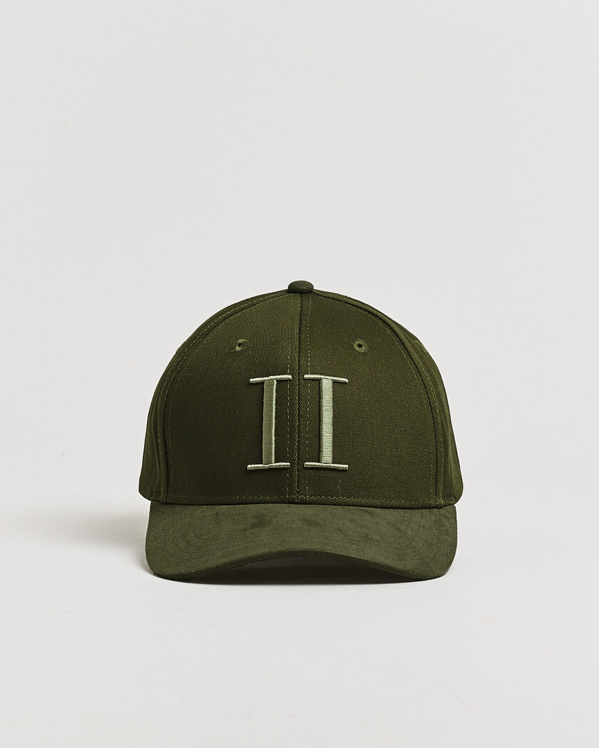 LES DEUX Core Baseball Cap Olive Night – Grön