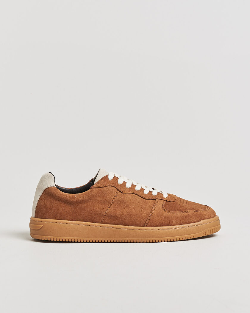 LES DEUX Suede Sneaker Bone Brown – Brun